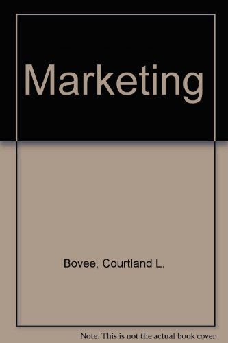 Stock image for Marketing Bovee, Courtland L. and Thill, John V. for sale by Re-Read Ltd