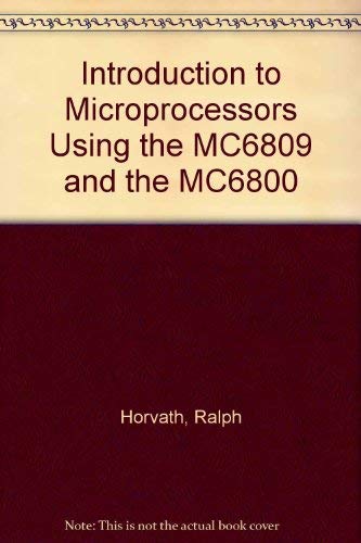 9780071126458: Introduction to Microprocessors Using the MC6809 and the MC6800