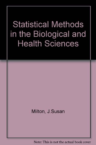 9780071127066: Statistical Methods in the Biological and Health Sciences