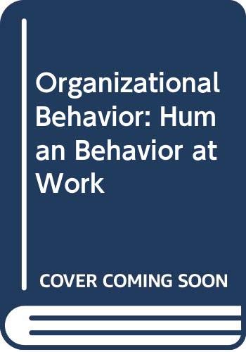 9780071127301: Organizational Behaviour