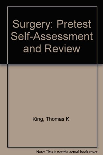 Stock image for Pretest Self-Assessment and Review (Surgery) for sale by Reuseabook