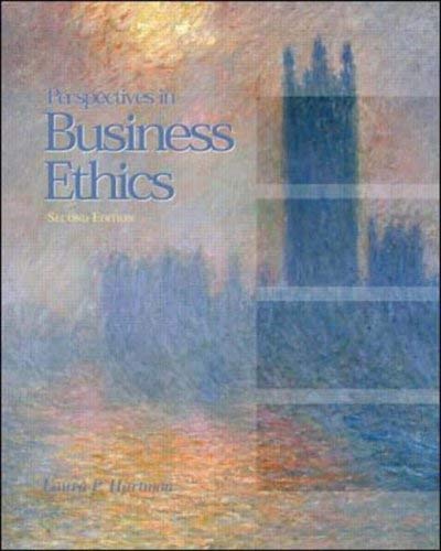 Stock image for Perspectives in Business Ethics for sale by Cambridge Rare Books