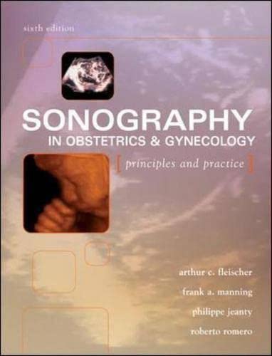 9780071131322: Sonography in Obstetrics and Gynecology: Principles and Practice