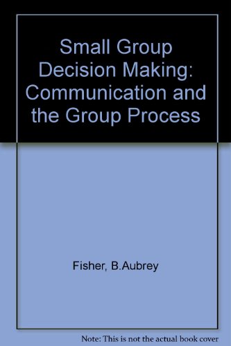 Beispielbild fr Small Group Decision Making zum Verkauf von Books Puddle