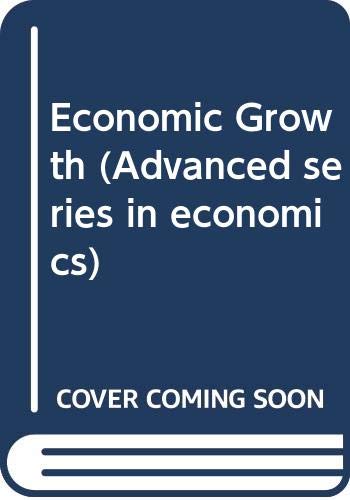 9780071132930: Economic Growth (Advanced series in economics)