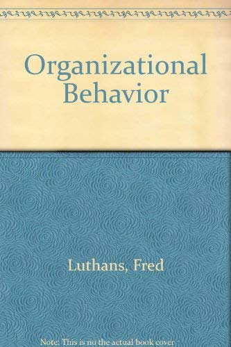 Stock image for Organizational Behavior for sale by medimops