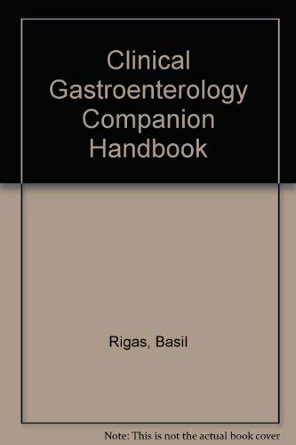 9780071136563: Clinical Gastroenterology Companion Handbook