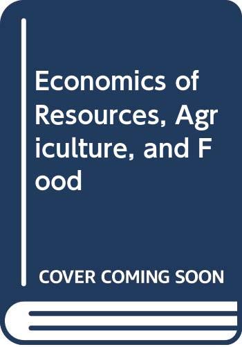 9780071136884: ECONS OF RESOURCES, AGRICULTUR (NEW YORK EXPORT)