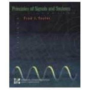 9780071137065: Principles of Signals and Systems