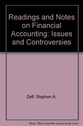 9780071137812: Readings and Notes on Financial Accounting: Issues and Controversies