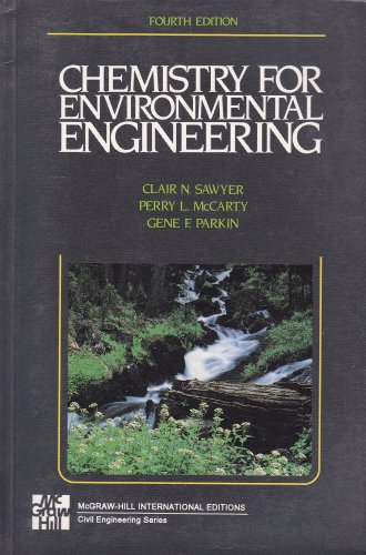 Beispielbild fr Chemistry for Environmental Engineering zum Verkauf von J J Basset Books, bassettbooks, bookfarm.co.uk