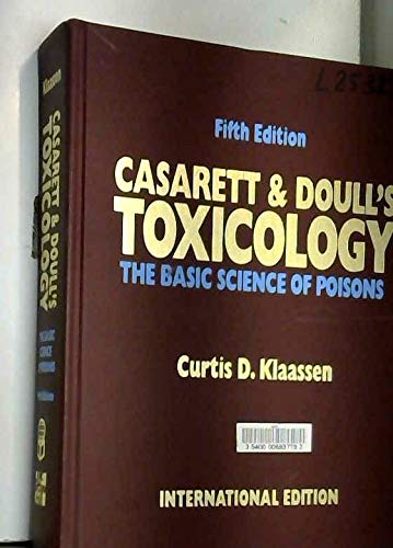 Imagen de archivo de Casarett and Doull's Toxicology: The Basic Science of Poisons a la venta por The Book Bin