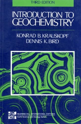 Stock image for Introduction to Geochemistry -Ise (McGraw-Hill International Editions Series) for sale by WorldofBooks