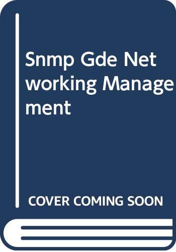 9780071139465: Snmp Gde Networking Management