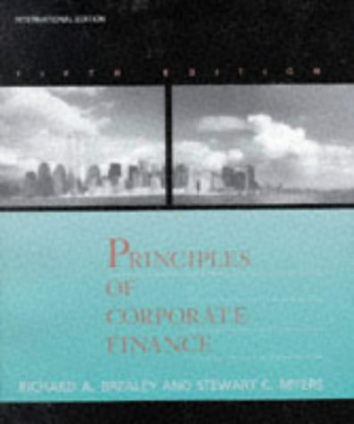 Imagen de archivo de Study Guide to accompany Principles of Corp. Finance a la venta por Better World Books