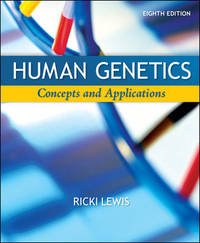 9780071141925: Human Genetics: Concepts and Applications