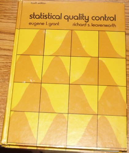 Beispielbild fr Statistical Quality Control (McGraw-Hill Series in Industrial Engineering and Management Science) zum Verkauf von SecondSale