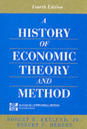 Imagen de archivo de History of Economic Theory and Method (McGraw-Hill International Editions Series) a la venta por WeBuyBooks