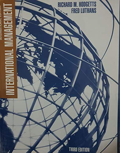 Imagen de archivo de International Management a la venta por WorldofBooks