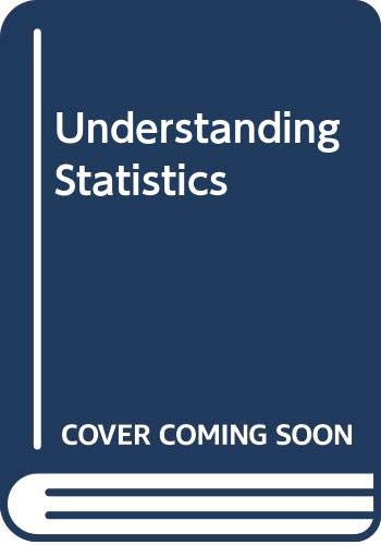 Beispielbild fr Understanding Statistics zum Verkauf von Phatpocket Limited