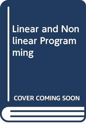 9780071145374: Linear and Nonlinear Programming