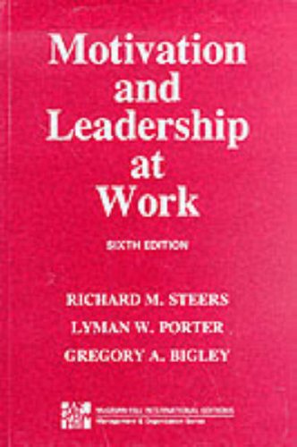 9780071147309: Motivation and Leadership at Work