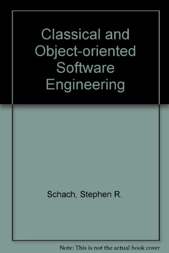 Imagen de archivo de Classical and Object-oriented Software Engineering a la venta por Mispah books