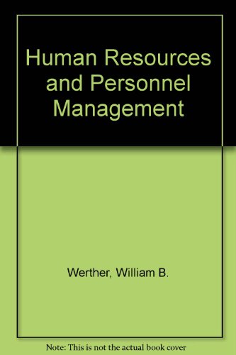 9780071148498: Human Resources and Personnel Management