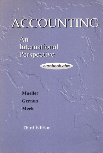 9780071149693: Accounting: an International Perspective