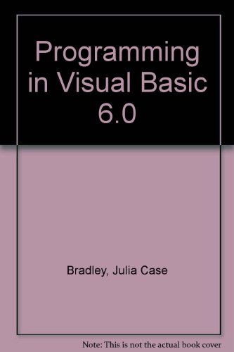 9780071150927: Programming in Visual Basic 6.0