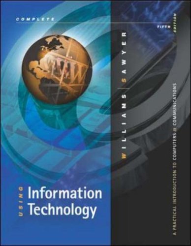 Using Information Technology (9780071151054) by Sawyer, Stacey; Williams, Brian