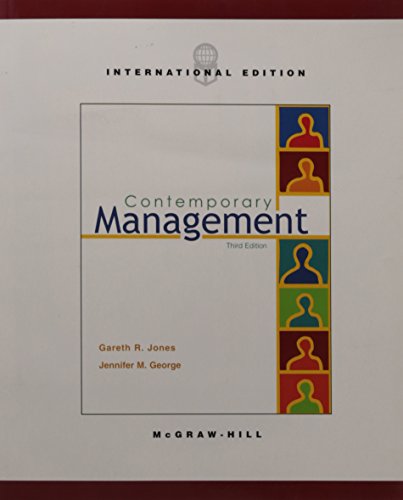 Imagen de archivo de Contemporary Management a la venta por WorldofBooks