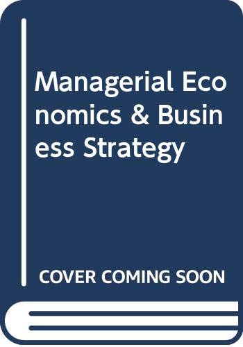 Stock image for Managerial Economics and Business Strategy for sale by Phatpocket Limited