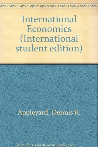Beispielbild fr International Economics (International Student Edition) zum Verkauf von medimops