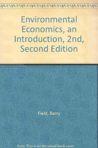 Imagen de archivo de Environmental Economics: An Introduction (McGraw-Hill International Editions: Economics Series) a la venta por WorldofBooks