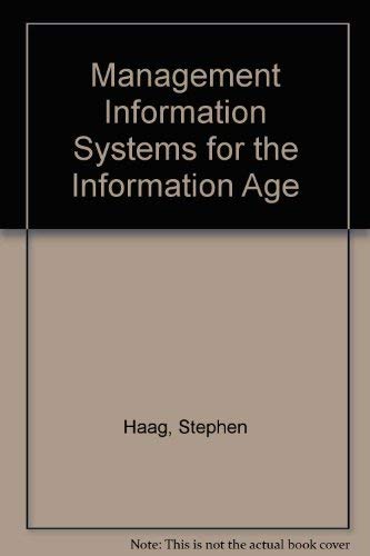 Imagen de archivo de Management Information Systems for the Information Age a la venta por Cambridge Rare Books