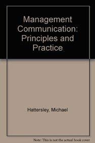 9780071153324: Management Communication: Principles and Practice