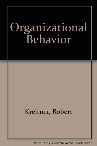 Imagen de archivo de Organizational Behavior a la venta por Anybook.com