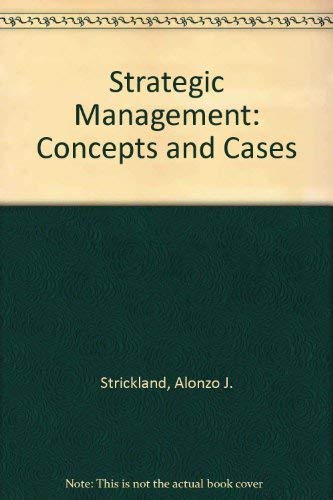 Stock image for Strategic Management: Concepts and Cases for sale by Anybook.com