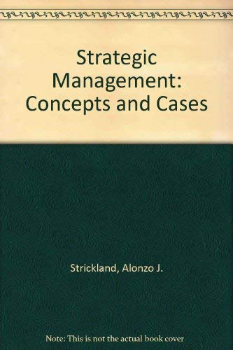 Stock image for Strategic Management: Concepts And Cases for sale by Mispah books