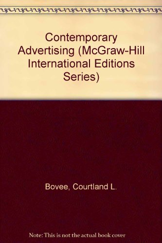 Beispielbild fr Contemporary Advertising (McGraw-Hill International Editions Series) zum Verkauf von NEPO UG