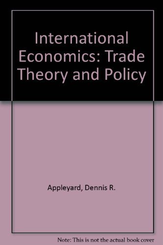 9780071156578: International Economics Trade Theory And Policy