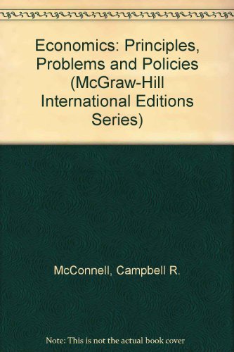 9780071158145: Economics: Principles, Problems and Policies