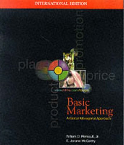 Stock image for Basic Marketing: A Global Managerial Approach for sale by Anybook.com