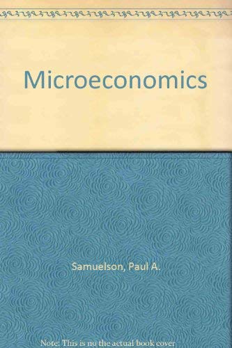 Microeconomics (9780071158459) by [???]