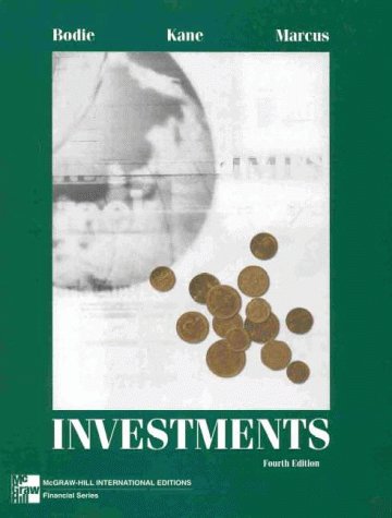 Investments (McGraw-Hill International Editions) (9780071160971) by Bodie/ Kane/ Marcus; Alex Kane; Alan Marcus