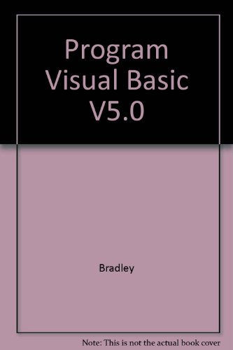 Program Visual Basic V5.0 (9780071161053) by Bradley