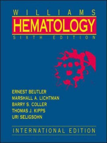 Imagen de archivo de WILLIAMS' HEMATOLOGY a la venta por Basi6 International