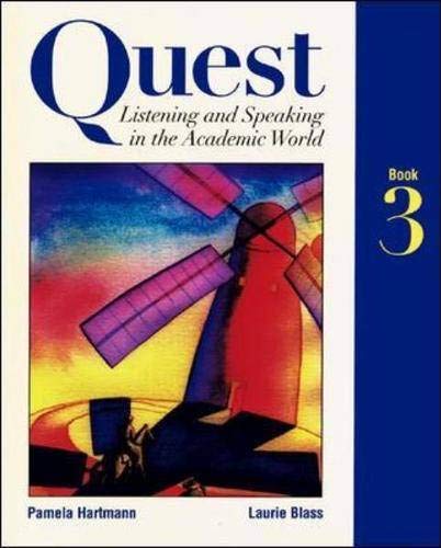 9780071163897: Quest: Bk. 3: Listening and Speaking in the Academic World