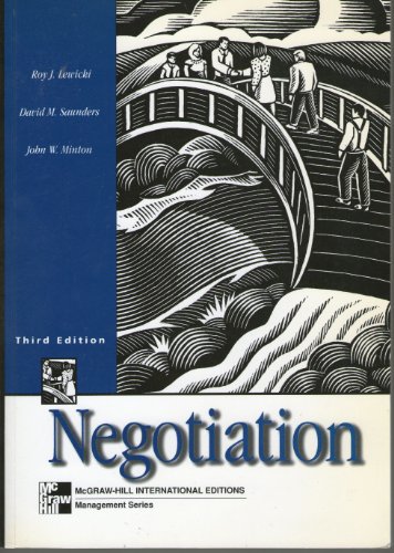 Imagen de archivo de Negotiation a la venta por Ammareal